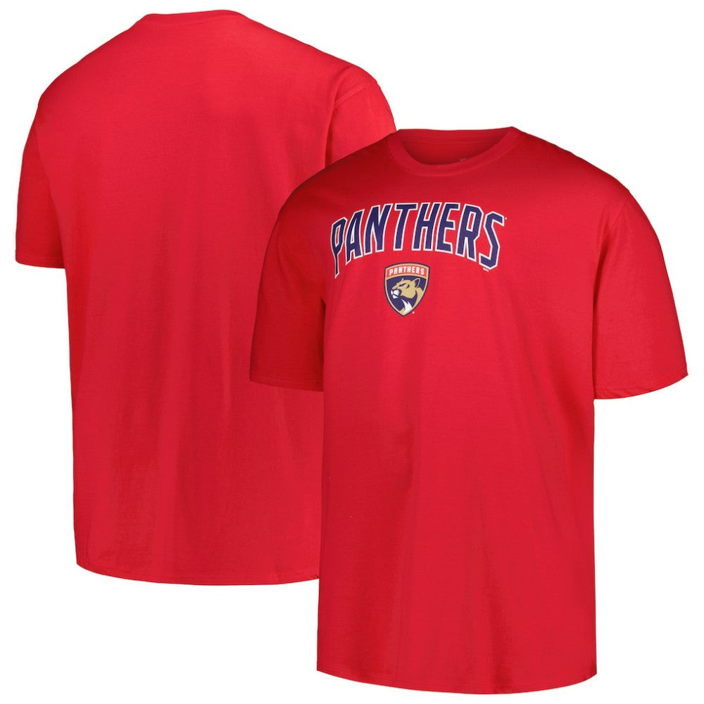 Florida Panthers Profile Big & Tall Arch Over Logo T-Shirt Outlet