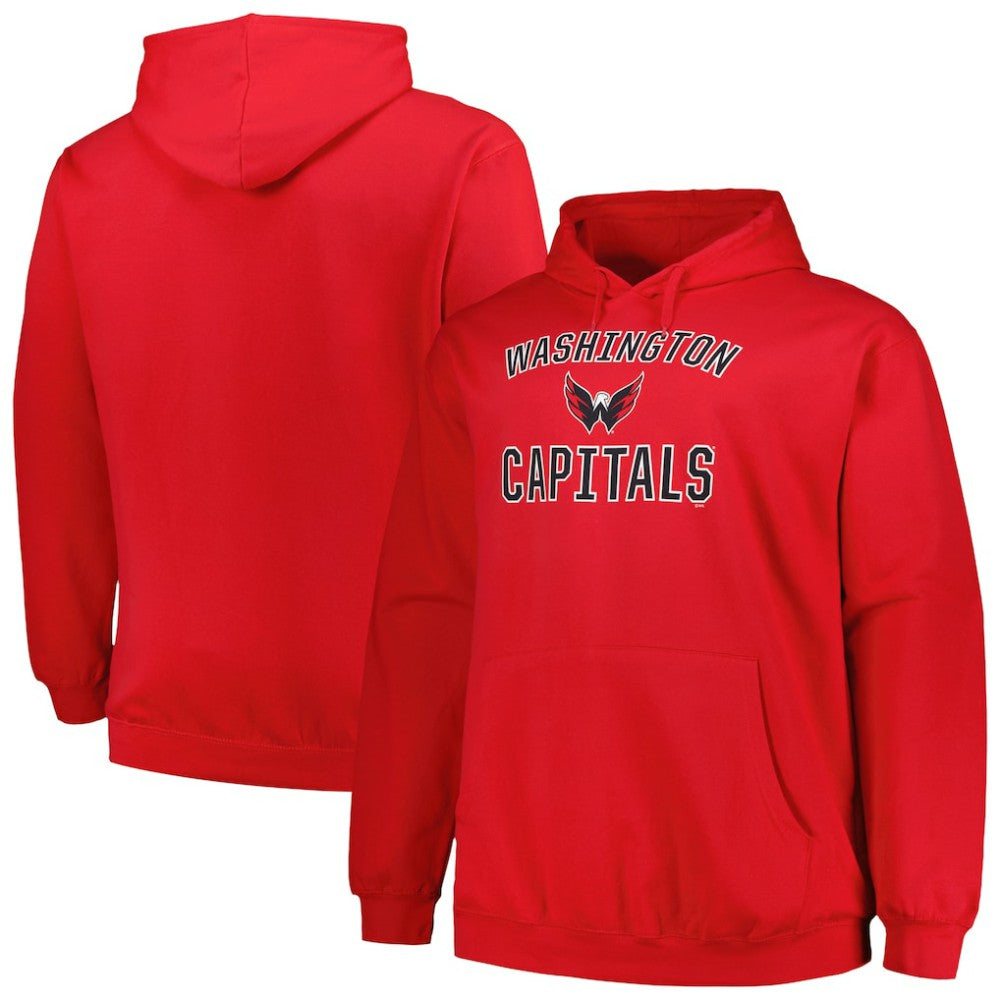 Washington Capitals Profile Big & Tall Arch Over Logo Pullover Hoodie Online