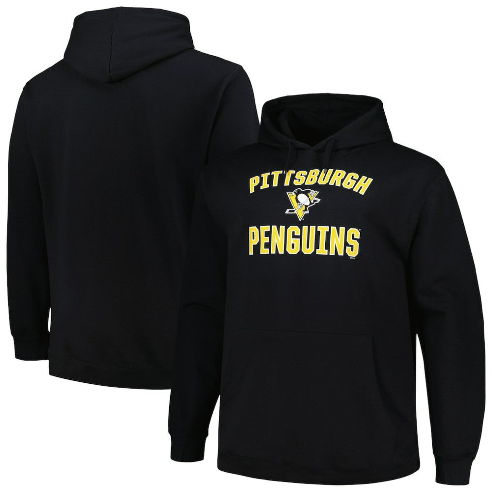 Pittsburgh Penguins Profile Big & Tall Arch Over Logo Pullover Hoodie Sale