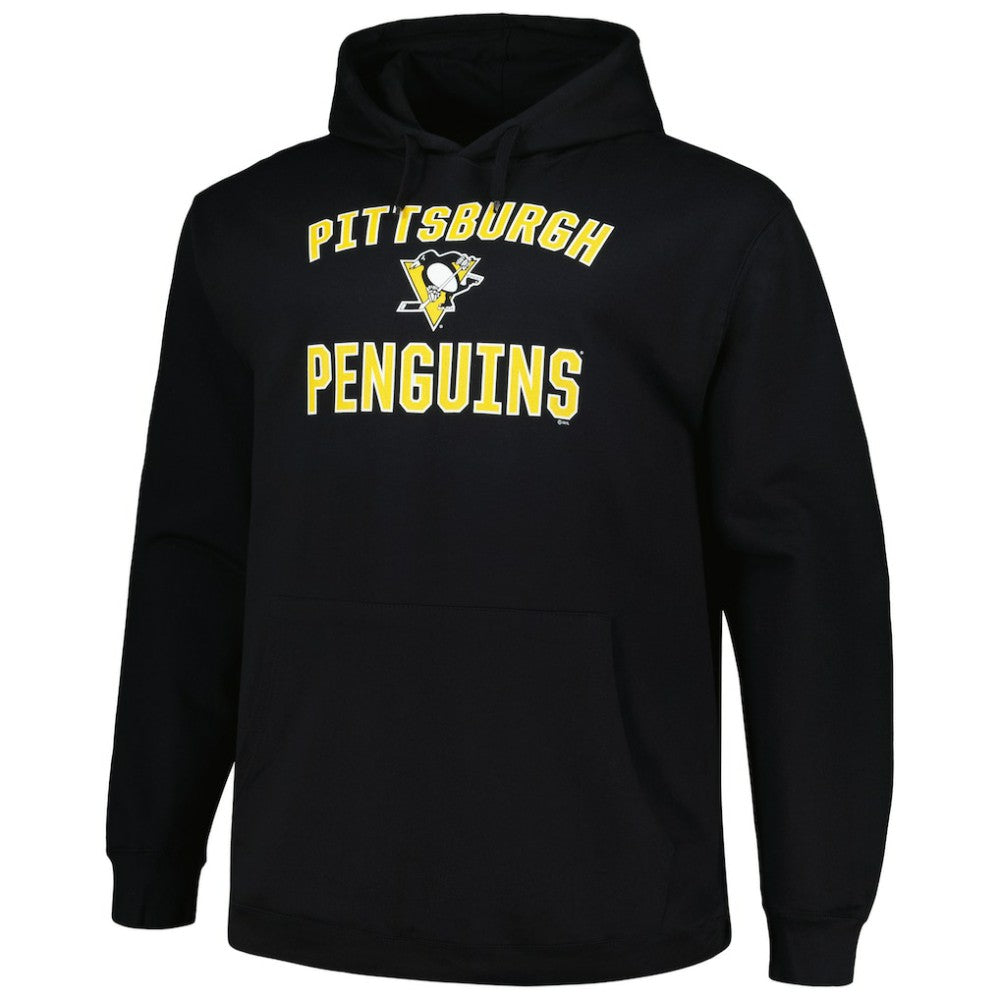 Pittsburgh Penguins Profile Big & Tall Arch Over Logo Pullover Hoodie Sale