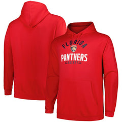 Florida Panthers Profile Big & Tall Arch Over Logo Pullover Hoodie For Sale