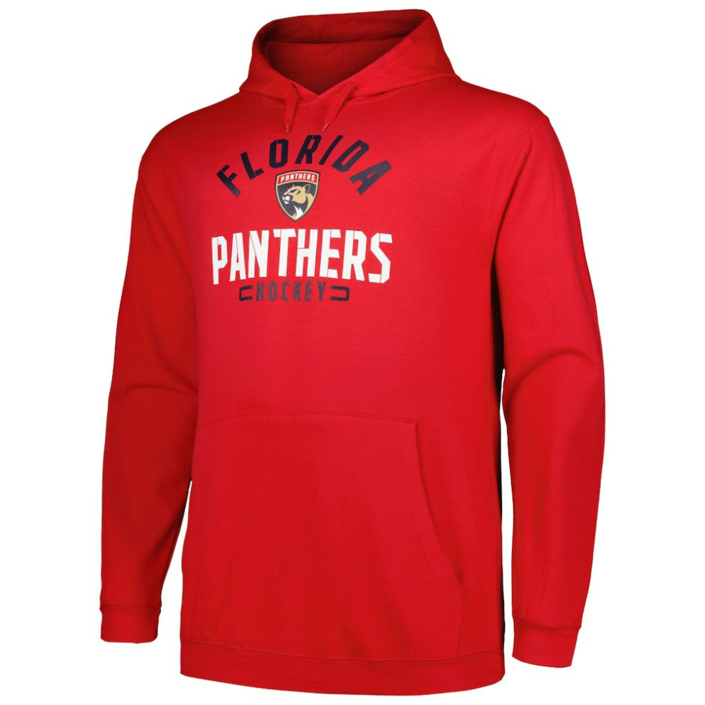 Florida Panthers Profile Big & Tall Arch Over Logo Pullover Hoodie For Sale