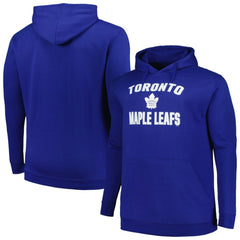 Toronto Maple Leafs Profile Big & Tall Arch Over Logo Pullover Hoodie Discount