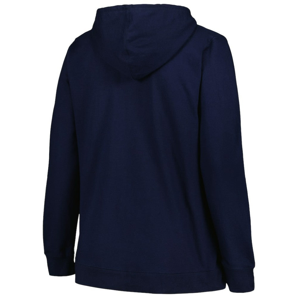 Seattle Kraken Profile Women's Plus Size Arch Over Logo Pullover Hoodie Online