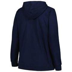 Seattle Kraken Profile Women's Plus Size Arch Over Logo Pullover Hoodie Online