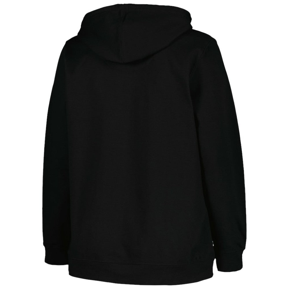 Boston Bruins Profile Women's Plus Size Arch Over Logo Pullover Hoodie Outlet