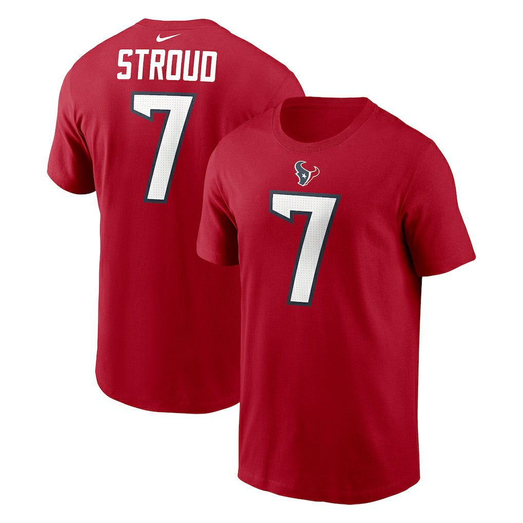 Houston Texans Nike C.J. Stroud  Player Name & Number T-Shirt