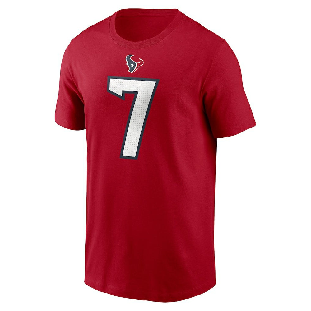 Houston Texans Nike C.J. Stroud  Player Name & Number T-Shirt