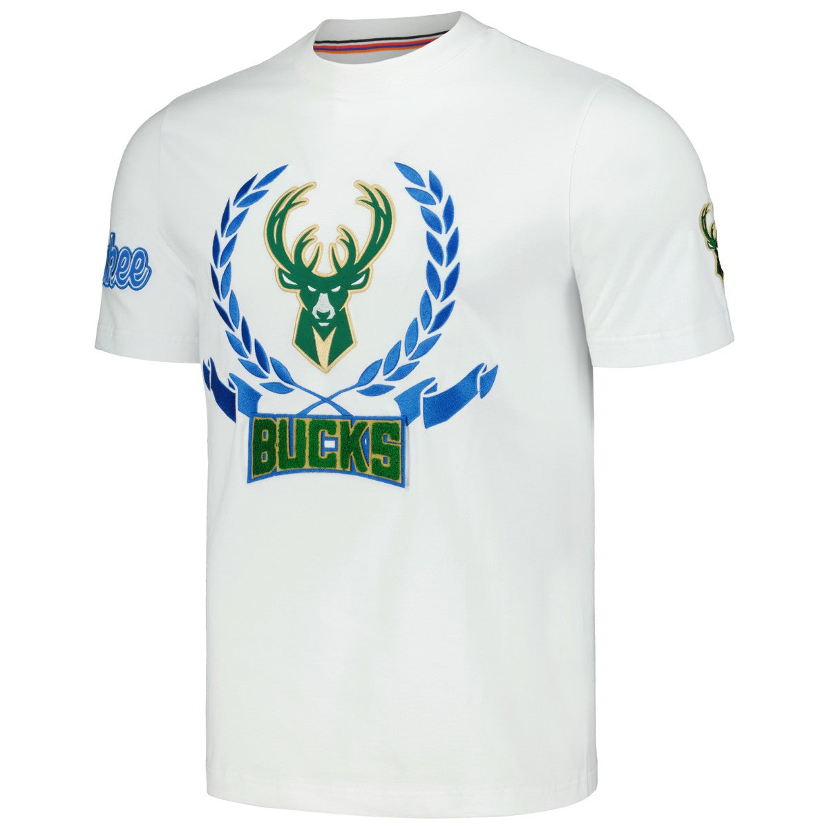 Milwaukee Bucks FISLL Unisex Heritage Crest T-Shirt Online