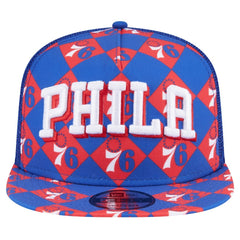 Philadelphia 76ers Seeing Diamonds A-Frame Trucker 9FIFTY Snapback Hat Outlet