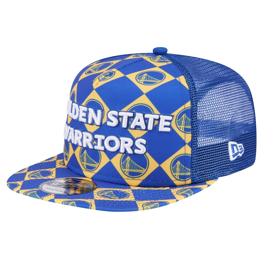 Golden State Warriors Seeing Diamonds A-Frame Trucker 9FIFTY Snapback Hat sale Online