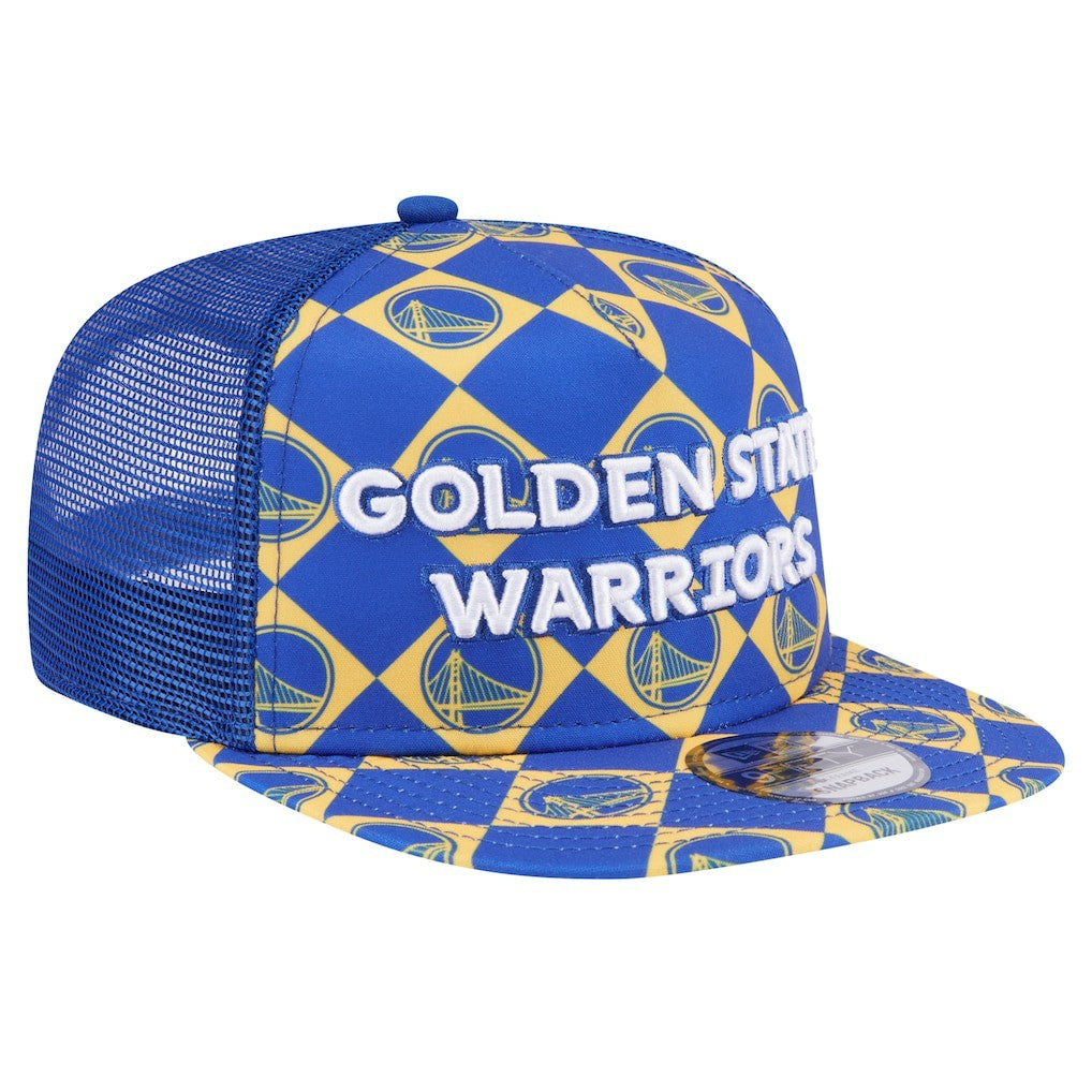 Golden State Warriors Seeing Diamonds A-Frame Trucker 9FIFTY Snapback Hat sale Online