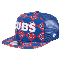 Chicago Cubs New Era Seeing Diamonds A-Frame Trucker 9FIFTY Snapback Hat | MLB On Sale