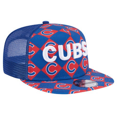 Chicago Cubs New Era Seeing Diamonds A-Frame Trucker 9FIFTY Snapback Hat | MLB On Sale