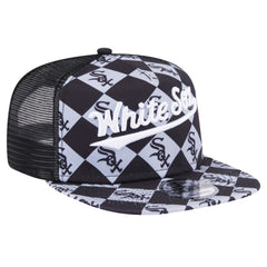 Chicago White Sox New Era Seeing Diamonds A-Frame Trucker 9FIFTY Snapback Hat | MLB Sale