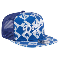 Los Angeles Dodgers New Era Seeing Diamonds A-Frame Trucker 9FIFTY Snapback Hat | MLB Online