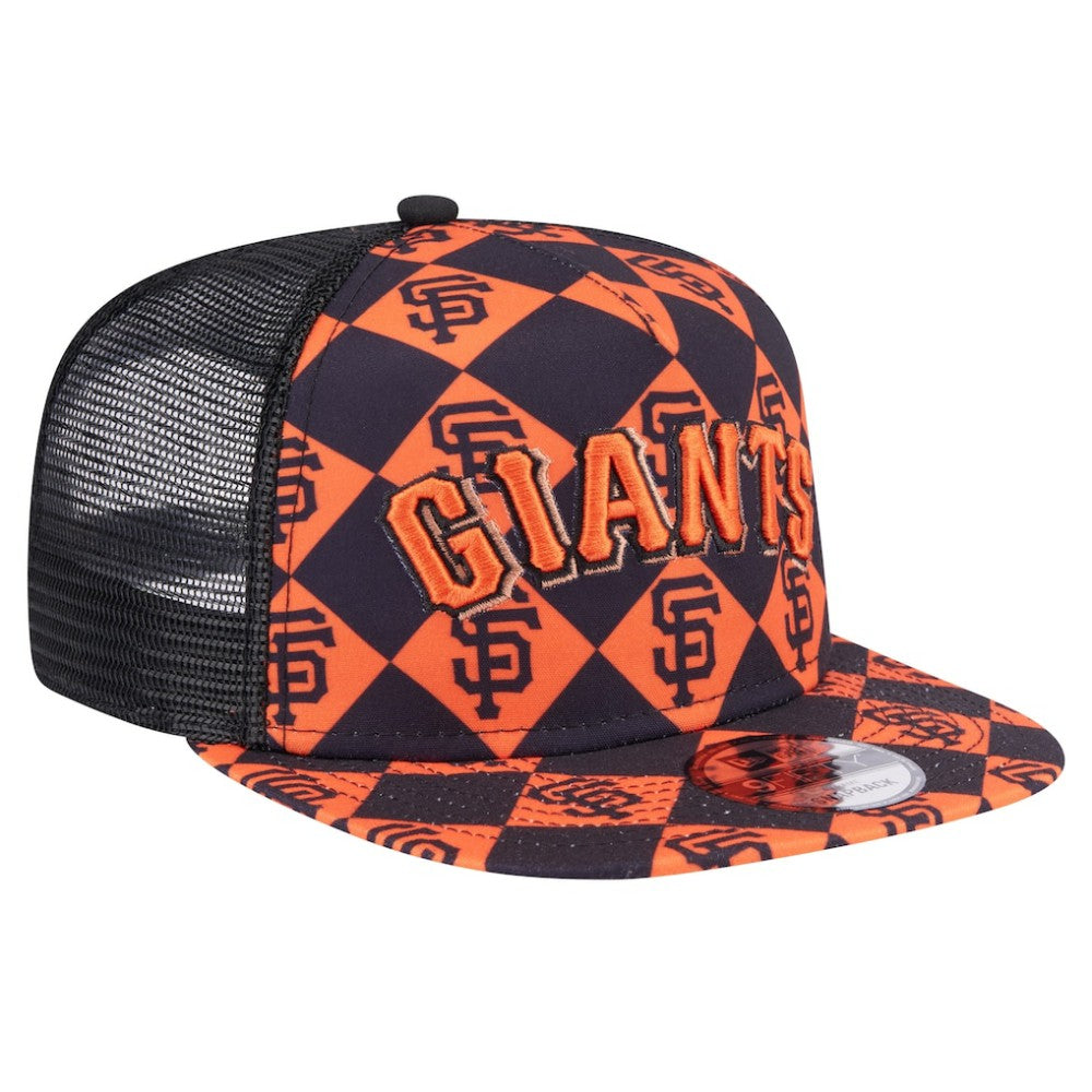 San Francisco Giants New Era Seeing Diamonds A-Frame Trucker 9FIFTY Snapback Hat | MLB Near me