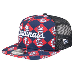 St. Louis Cardinals New Era Seeing Diamonds A-Frame Trucker 9FIFTY Snapback Hat | MLB Online
