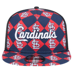 St. Louis Cardinals New Era Seeing Diamonds A-Frame Trucker 9FIFTY Snapback Hat | MLB Online