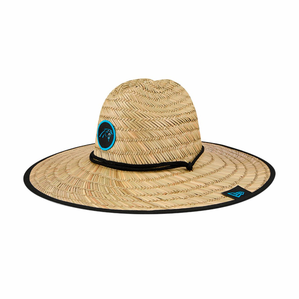Carolina Panthers New Era NFL Training Camp Straw Lifeguard Hat