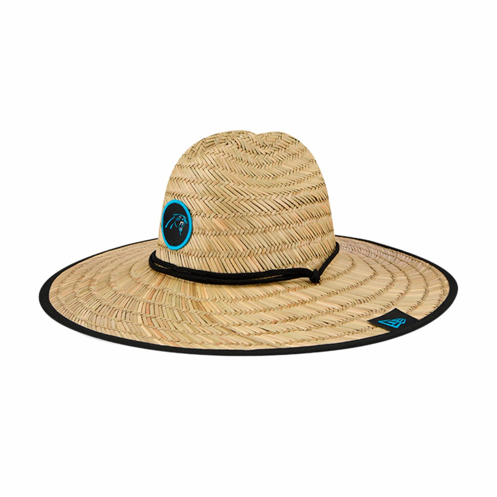 Carolina Panthers New Era NFL Training Camp Straw Lifeguard Hat