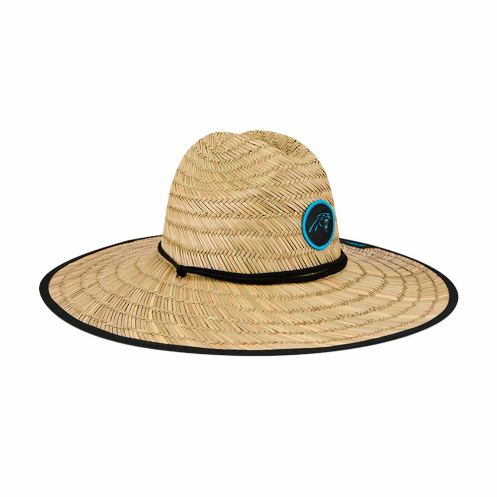 Carolina Panthers New Era NFL Training Camp Straw Lifeguard Hat