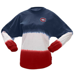Montreal Canadiens Fanatics Women's Ombre Long Sleeve T-Shirt For Sale