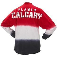 Calgary Flames Fanatics Women's Ombre Long Sleeve T-Shirt Online