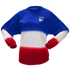 New York Rangers Fanatics Women's Ombre Long Sleeve T-Shirt For Sale