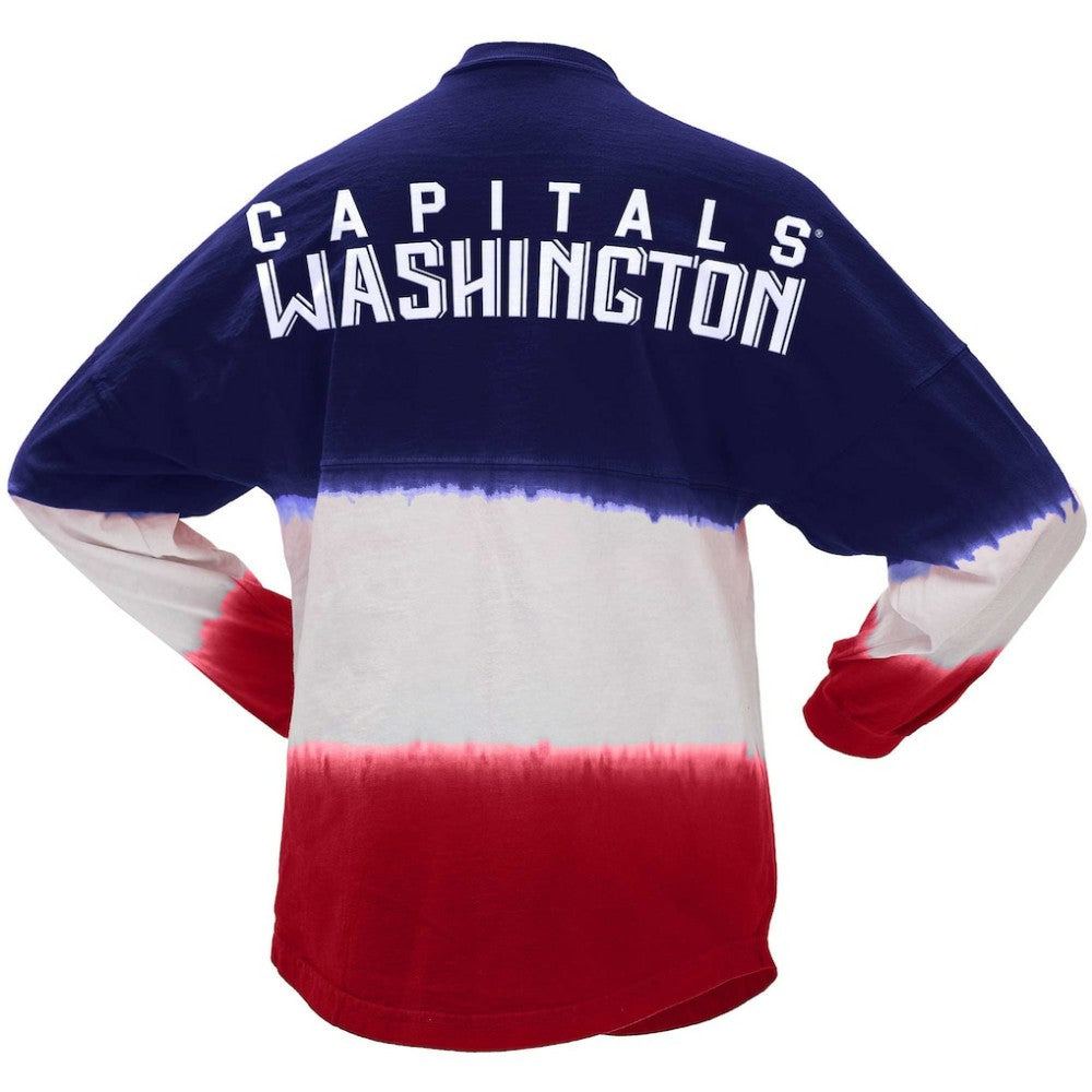 Washington Capitals Fanatics Women's Ombre Long Sleeve T-Shirt For Sale