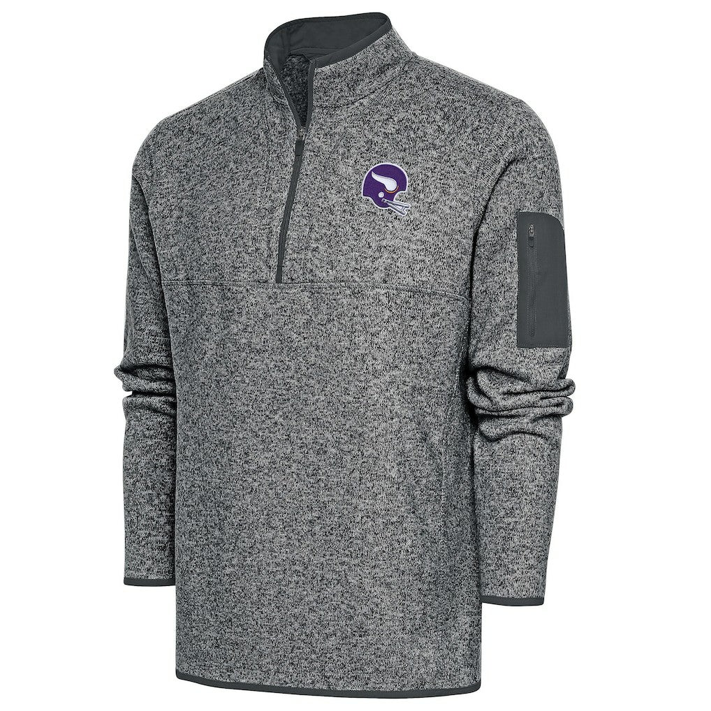 Minnesota Vikings  Antigua Fortune Quarter-Zip Pullover Jacket