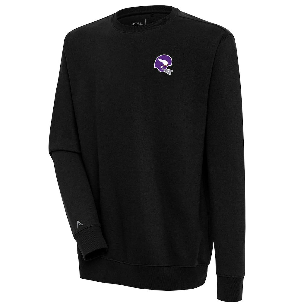 Minnesota Vikings  Antigua Victory Crewneck Pullover Sweatshirt