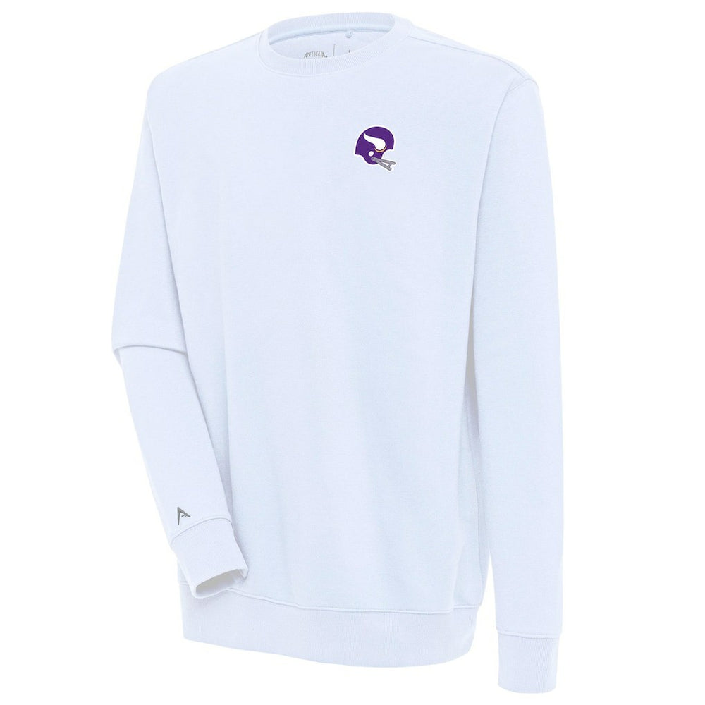 Minnesota Vikings  Antigua Victory Crewneck Pullover Sweatshirt