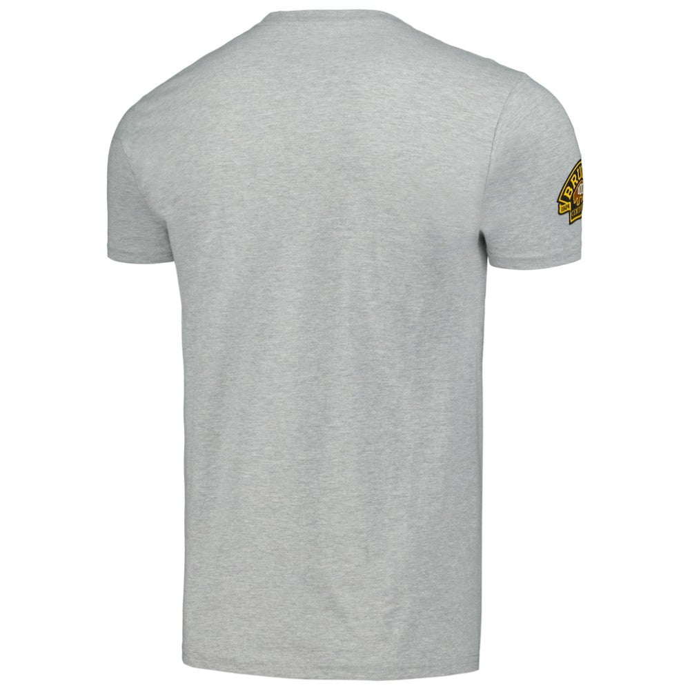 Boston Bruins Mitchell & Ness 100th Anniversary Script Sweep T-Shirt Online