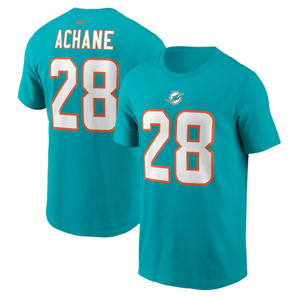 Miami Dolphins Nike De’Von Achane  Player Name & Number T-Shirt