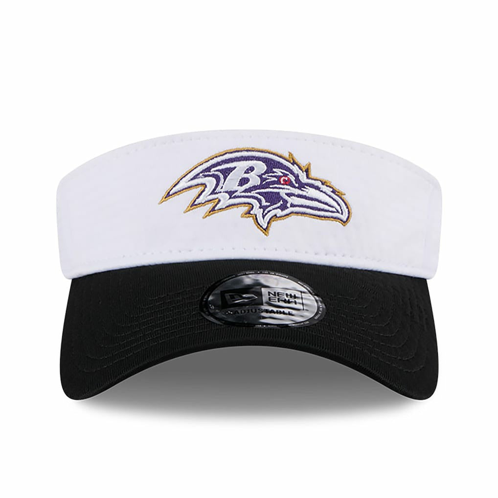 Baltimore Ravens New Era 2024 NFL Training Camp Adjustable Visor