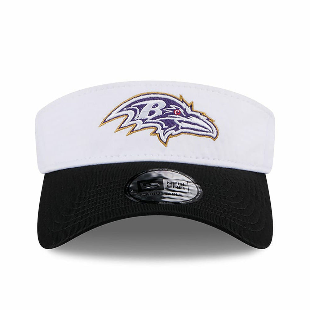 Baltimore Ravens New Era 2024 NFL Training Camp Adjustable Visor