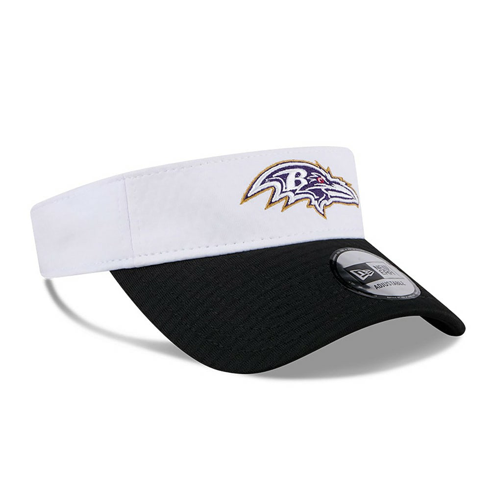 Baltimore Ravens New Era 2024 NFL Training Camp Adjustable Visor