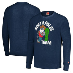 Dallas Cowboys  Homage Unisex Holiday Raglan Tri-Blend Pullover Sweatshirt