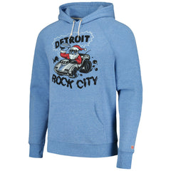 Detroit Lions  Homage Unisex Holiday Raglan Tri-Blend Pullover Hoodie
