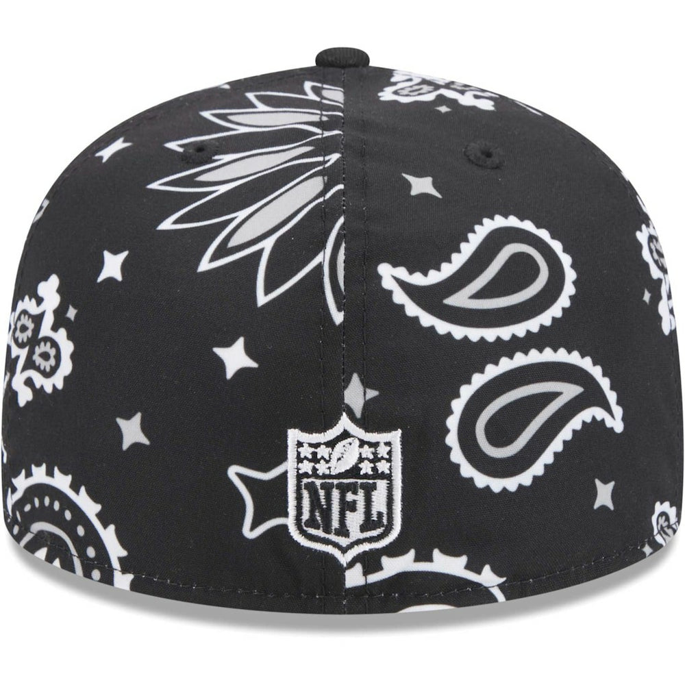 Las Vegas Raiders New Era Paisley 59FIFTY Fitted Hat