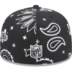 Las Vegas Raiders New Era Paisley 59FIFTY Fitted Hat