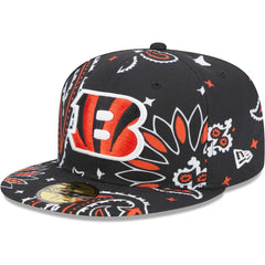 Cincinnati Bengals New Era Paisley 59FIFTY Fitted Hat
