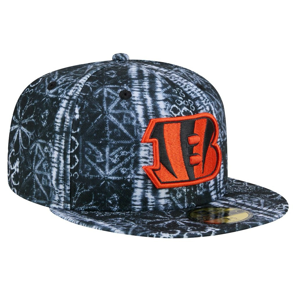 Cincinnati Bengals New Era Shibori 59FIFTY Fitted Hat