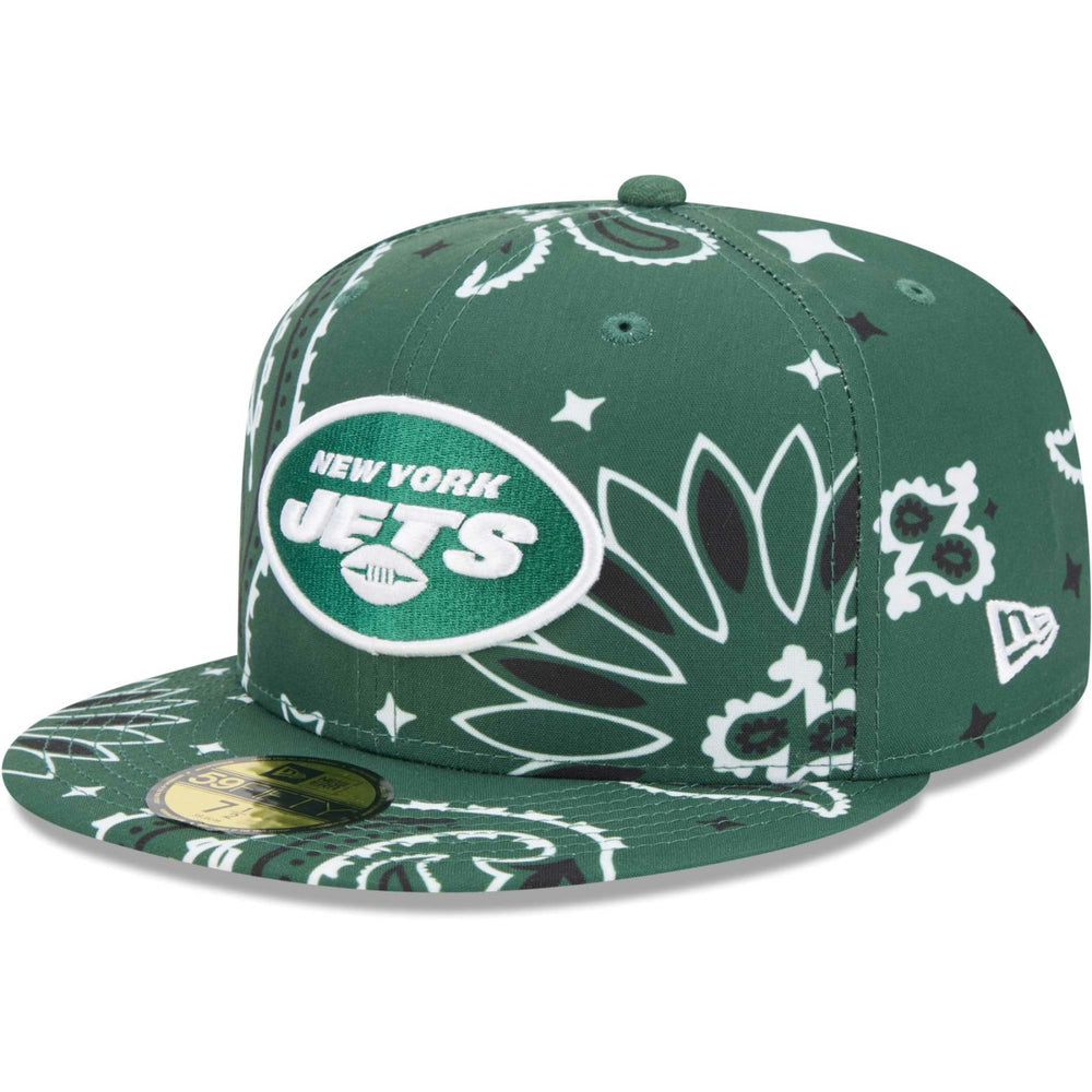 New York Jets New Era Paisley 59FIFTY Fitted Hat