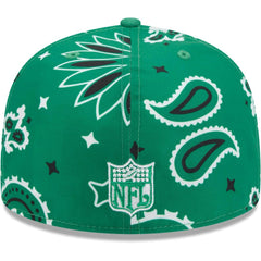 Philadelphia Eagles New Era Throwback Paisley 59FIFTY Fitted Hat