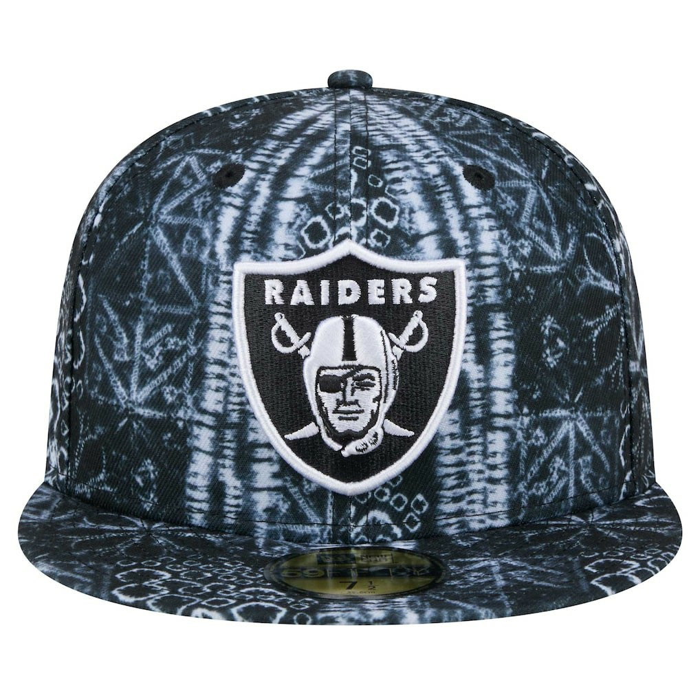 Las Vegas Raiders New Era Shibori 59FIFTY Fitted Hat