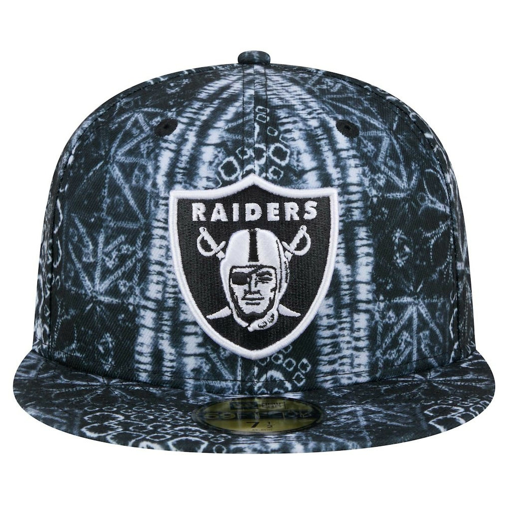 Las Vegas Raiders New Era Shibori 59FIFTY Fitted Hat