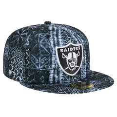Las Vegas Raiders New Era Shibori 59FIFTY Fitted Hat