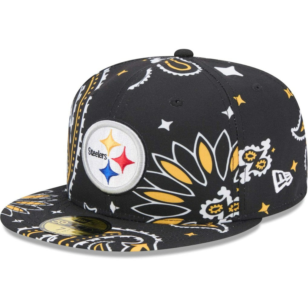 Pittsburgh Steelers New Era Paisley 59FIFTY Fitted Hat